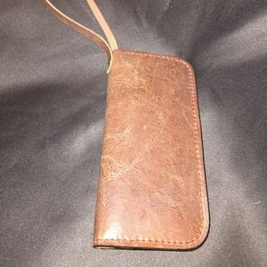 Leather Wristlet
